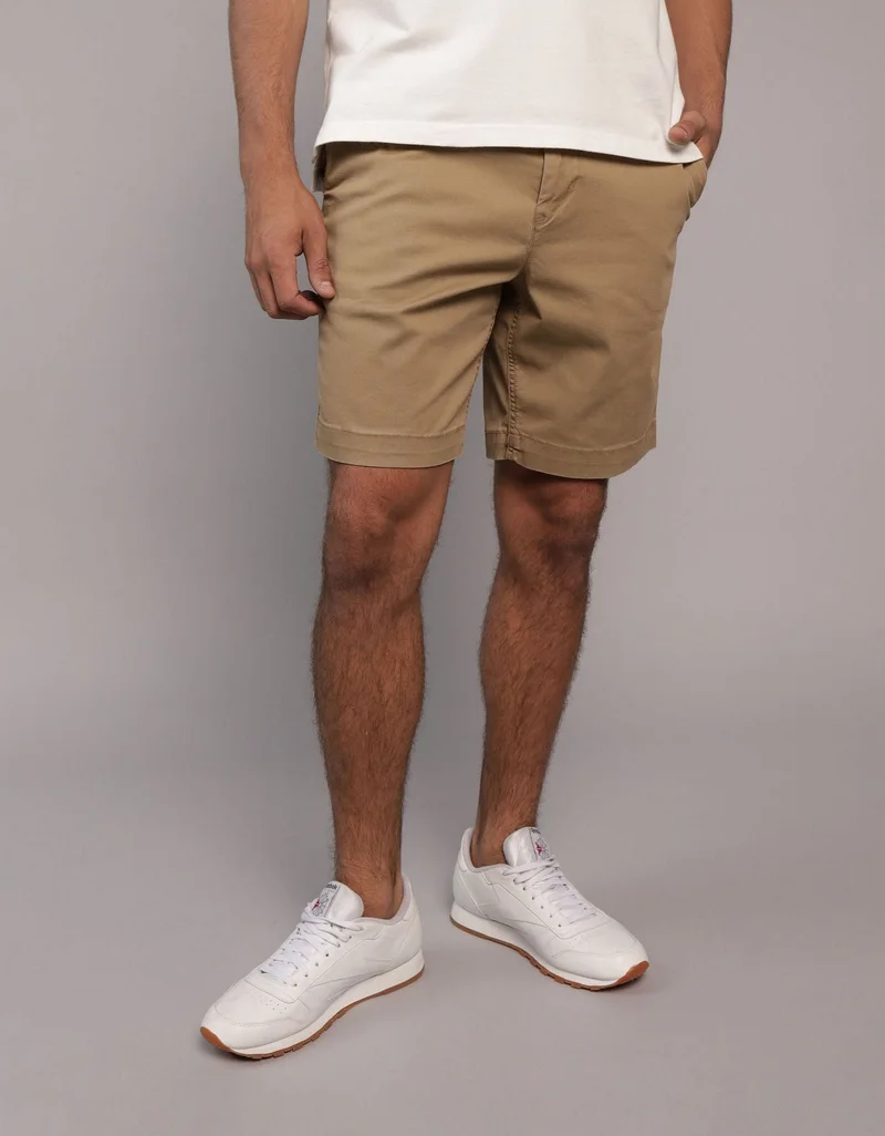 American Eagle AE 9" Flex Lived-In Khaki Short